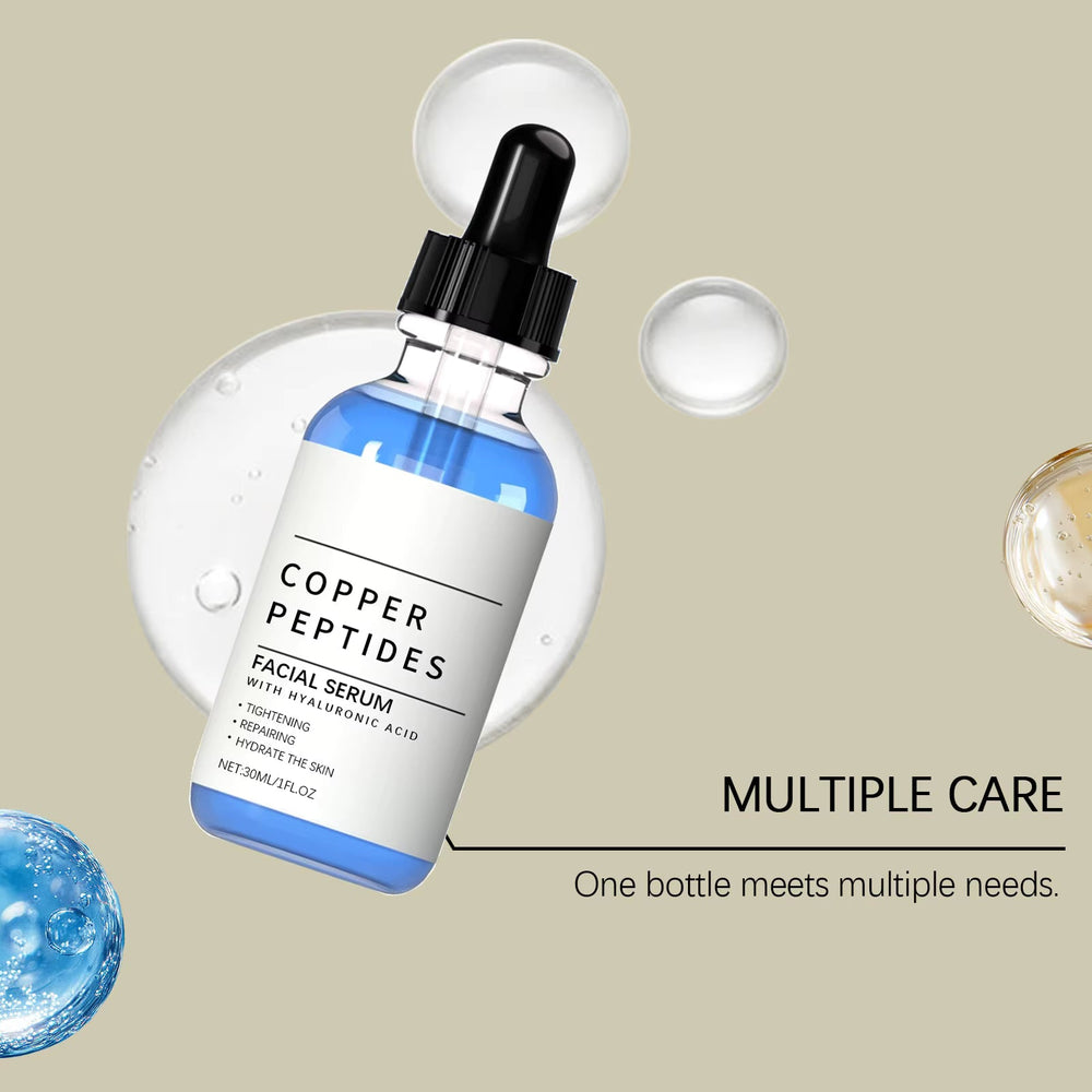 Copper Peptides Repair Serum with Hyaluronic Acid – Firm, Hydrate & Smooth Skin